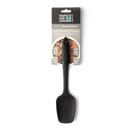 Taylor's Eye Witness Silicone Spatula Spoon in Black