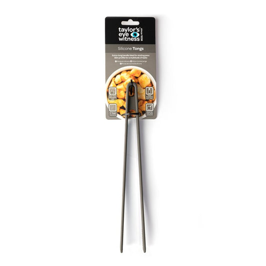 Taylor's Eye Witness Silicone Tongs in Grey