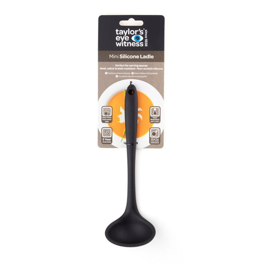 Taylor's Eye Witness Mini Silicone Ladle in Black