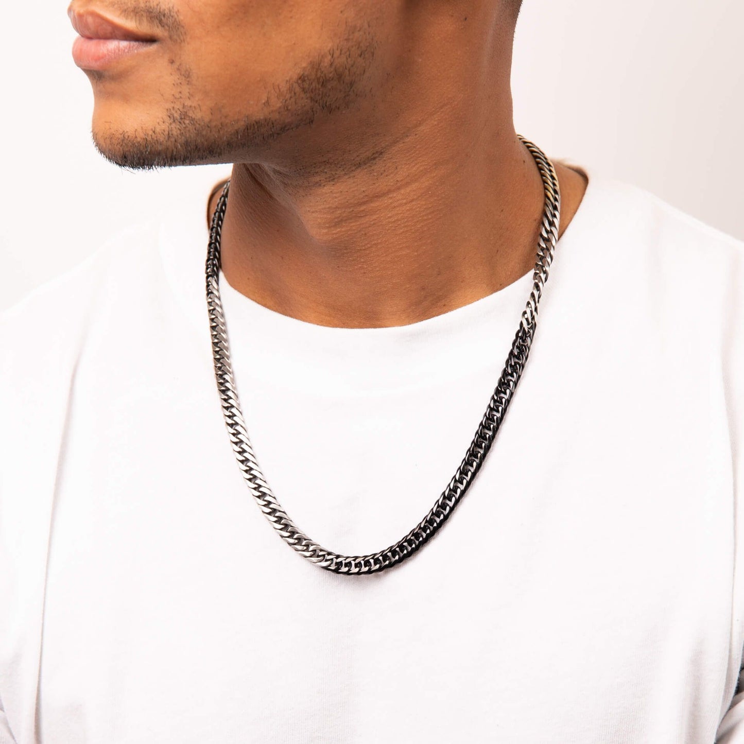 Fred Bennett Two Tone Foxtail Necklace