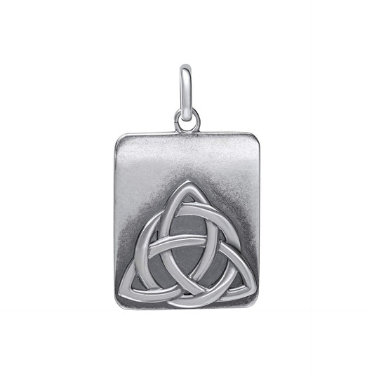 Fred Bennett Oxidized Rectangular Trinity Pendant