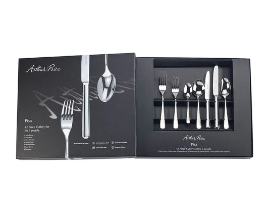 Arthur Price Pisa 42 Piece 6 Person Box Set
