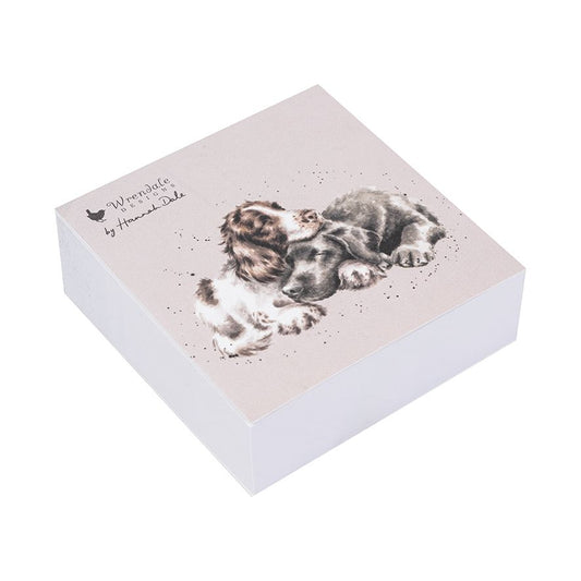 Wrendale Designs 'Growing Old Together' Spaniel and Labrador Sticky Notes