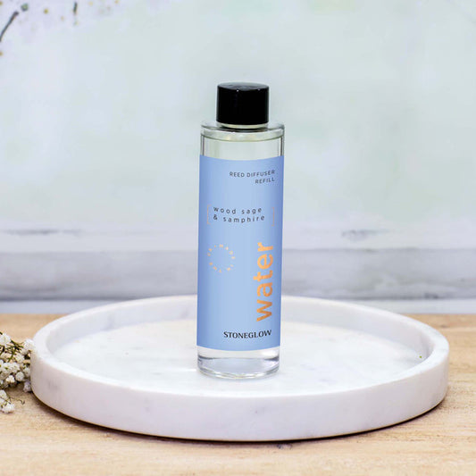 Stoneglow Wood Sage & Samphire Reed Diffuser Refill 210ml
