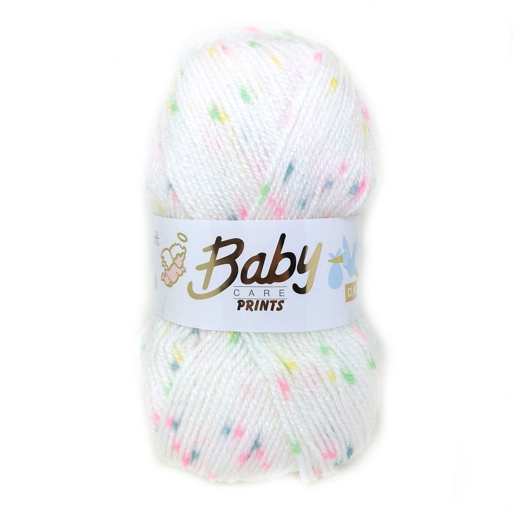 Woolcraft Baby Care Spot Prints DK in Dolly Mixture