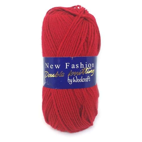 Woolcraft New Fashion Double Knit 100g in Cardinal